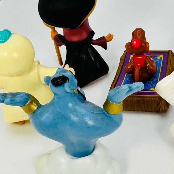 Disney Aladdin Figure Toy Lot Of 8 Jafar Abu Sultan Genie - Picture 9 of 9